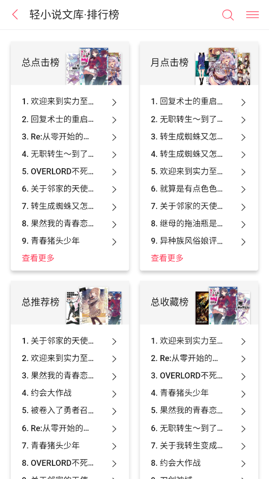 哔哩轻小说免费阅读版截图2